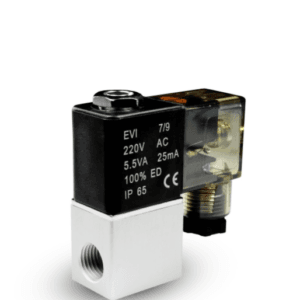 Válvula Solenoide Neumática 2V08 de 1/4" 220v